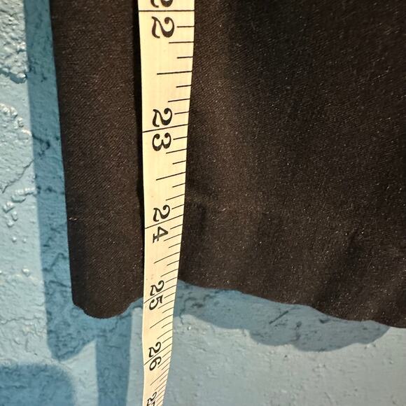 Work Office AB Studio Black Crop Pants Stretchy Comfy Casual Size 2 Classic - Picture 5 of 7